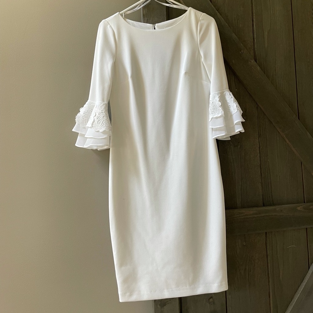 Calvin Klein white dress